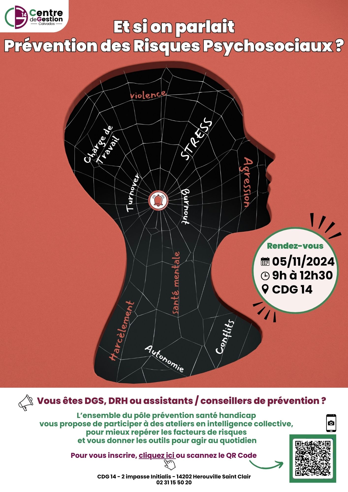 Affiche Matinée Prévention Risques Psychosociaux