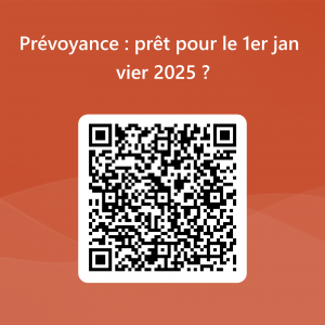 QRCode pour Prévoyance prêt pour le 1er janvier 2025